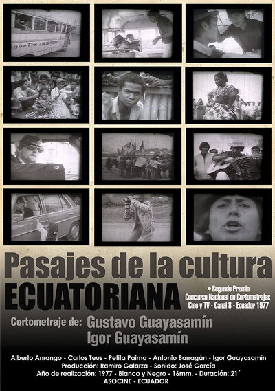 Póster de Pasajes de la cultura ecuatoriana