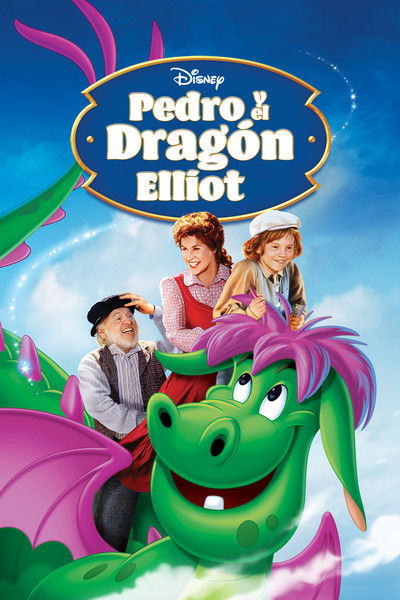 Póster de Pedro y el dragón Elliot