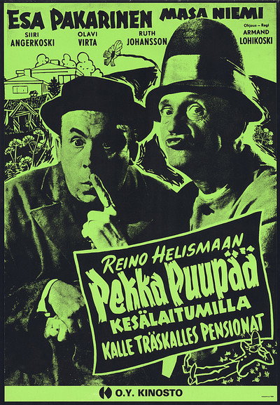 Póster de Pekka Puupää kesälaitumilla