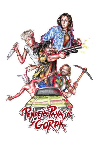 Póster de Pendeja, payasa y gorda