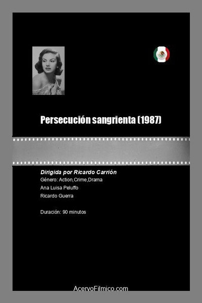 Póster de Persecución sangrienta