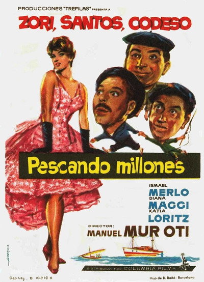 Póster de Pescando millones