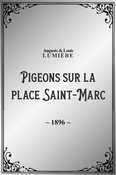 Póster de Pigeons sur la place Saint-Marc