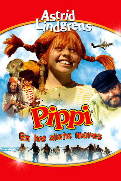 Póster de Pippi en la isla de Taka Tuka