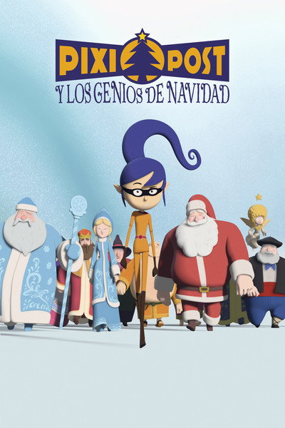 Póster de Pixi Post y los genios de Navidad
