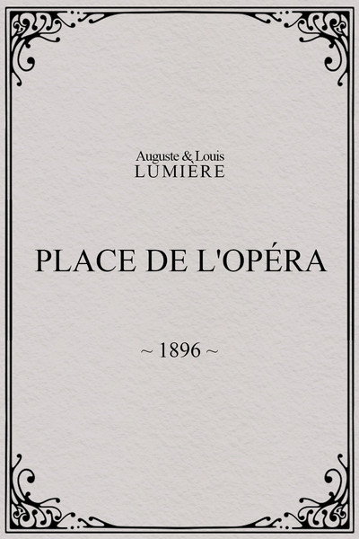 Póster de Place de l'Opéra