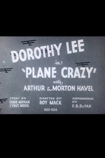 Póster de Plane Crazy