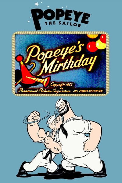 Póster de Popeye's Mirthday