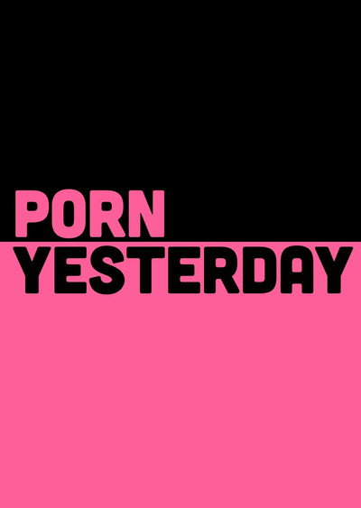 Póster de Porn Yesterday