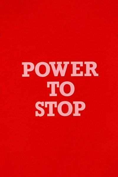 Póster de Power to Stop