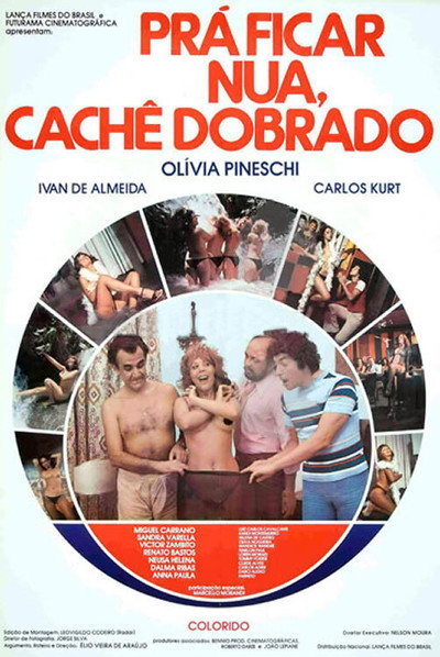Póster de Pra Ficar Nua, Cachê Dobrado
