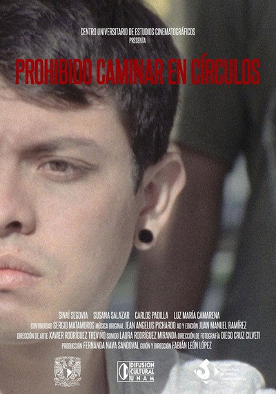 Póster de Prohibido caminar en círculos
