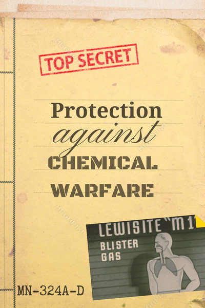 Póster de Protection Against Chemical Warfare
