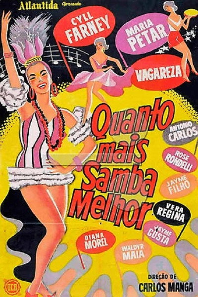 Póster de Quanto Mais Samba Melhor