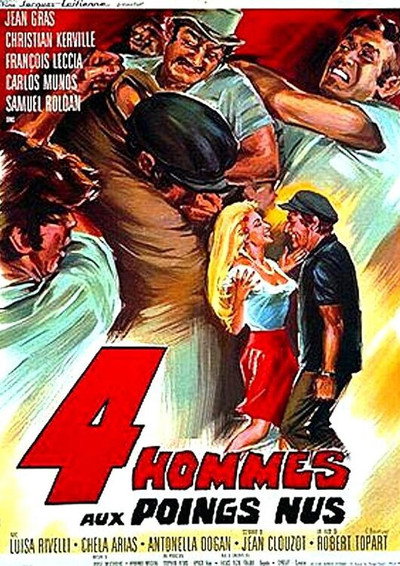 Póster de Quatre hommes aux poings nus