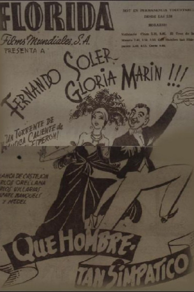 Póster de Qué hombre tan simpático