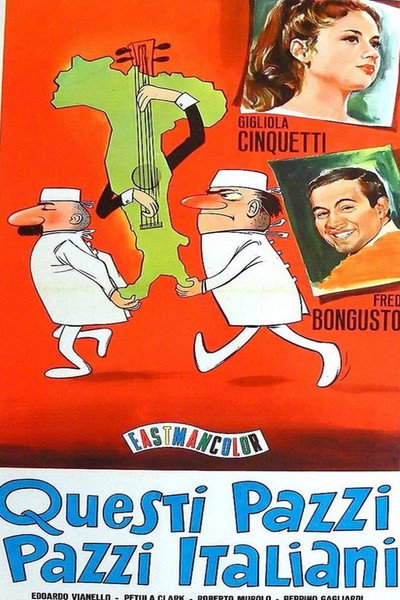Póster de Questi pazzi, pazzi italiani