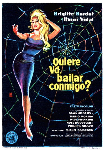 Póster de ¿Quiere Ud. bailar conmigo?