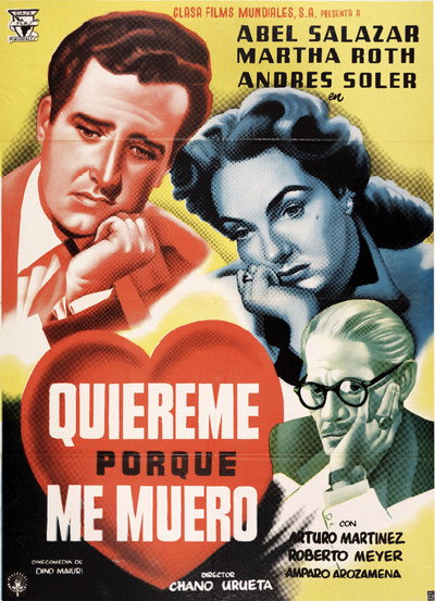 Póster de Quiéreme porque me muero