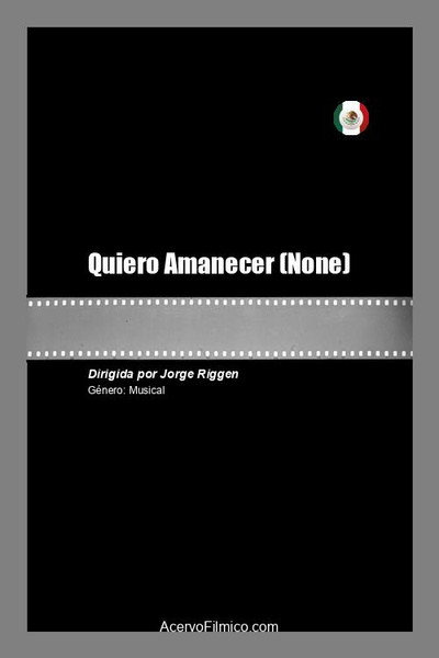 Póster de Quiero Amanecer