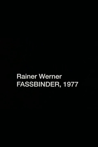 Póster de Rainer Werner Fassbinder, 1977
