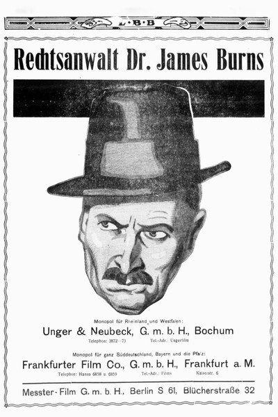 Póster de Rechtsanwalt Dr. James Burns