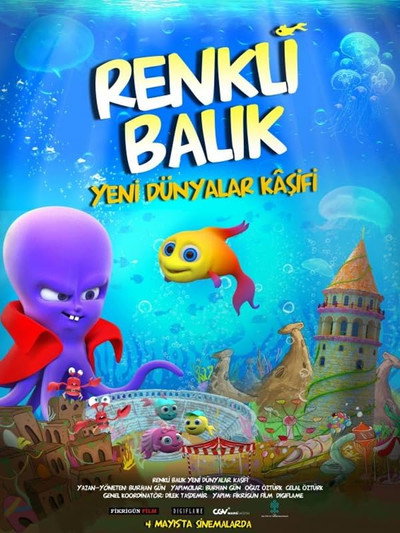 Póster de Renkli Balik Yeni Dünyalar Kâsifi