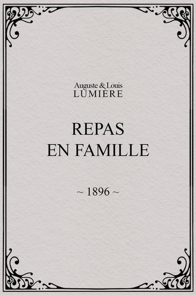 Póster de Repas en famille