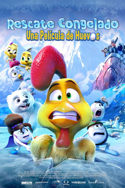 Póster de Rescate congelado. Una película de huevos