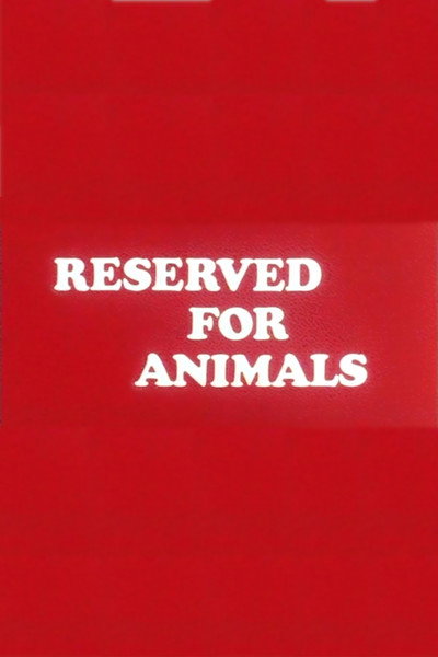 Póster de Reserved for Animals