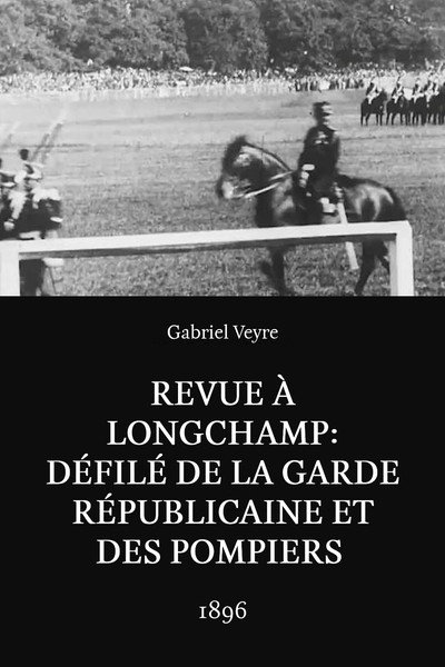 Póster de Revue à Longchamp: défilé de la Garde Républicaine et des pompiers