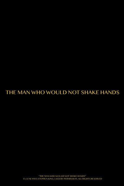Póster de Richard Thompson's the Man Who Would Not Shake Hands