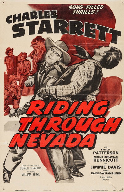 Póster de Riding Through Nevada