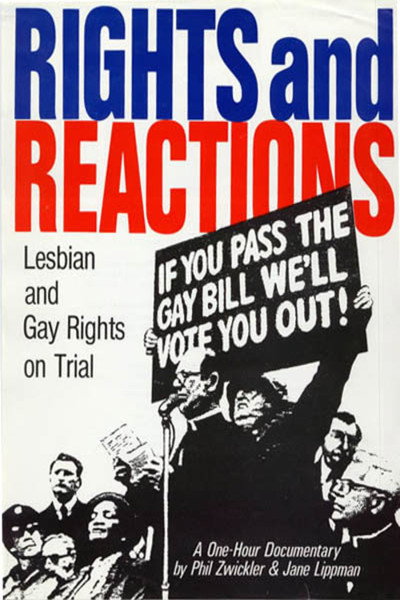 Póster de Rights and Reactions: Lesbian &amp; Gay Rights on Trial