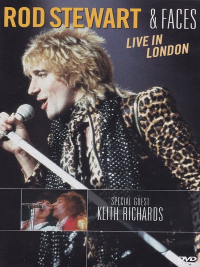 Póster de Rod Stewart & Faces & Keith Richards