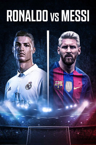 Póster de Ronaldo vs. Messi