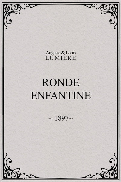 Póster de Ronde enfantine