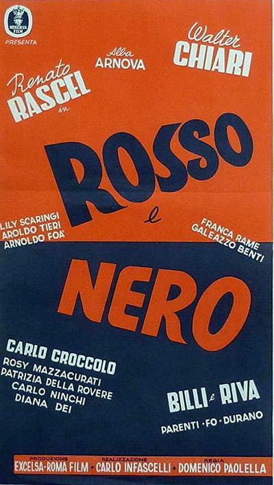 Póster de Rosso e nero