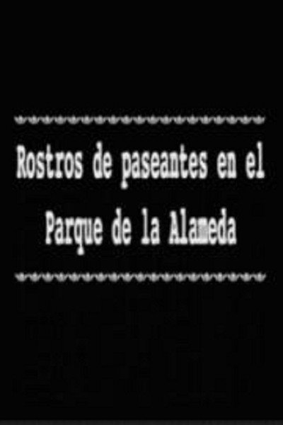 Póster de Rostros de paseantes en el Parque de la Alameda