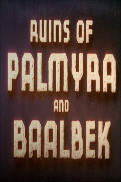 Póster de Ruins of Palmyra and Baalbek