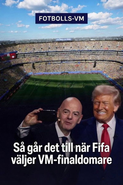 Póster de Så går det till när Fifa väljer VM-finaldomare