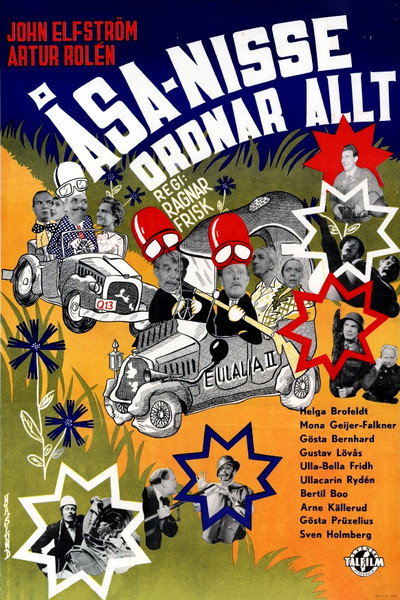 Póster de Åsa-Nisse ordnar allt