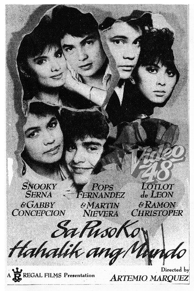 Póster de Sa puso ko hahalik ang mundo