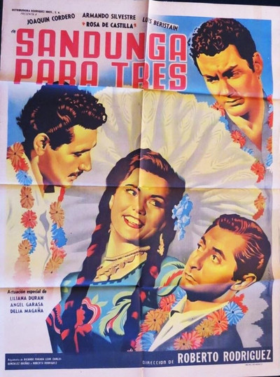 Póster de Sandunga para tres