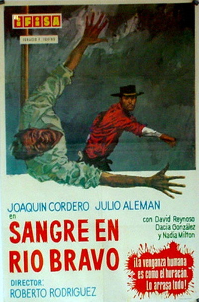 Póster de Sangre en el Bravo