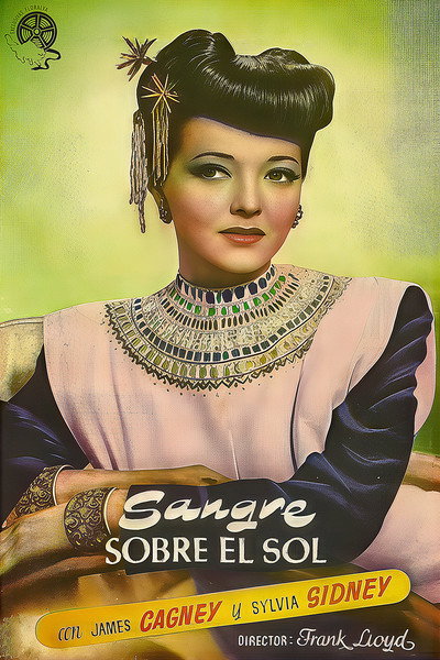 Póster de Sangre sobre el sol