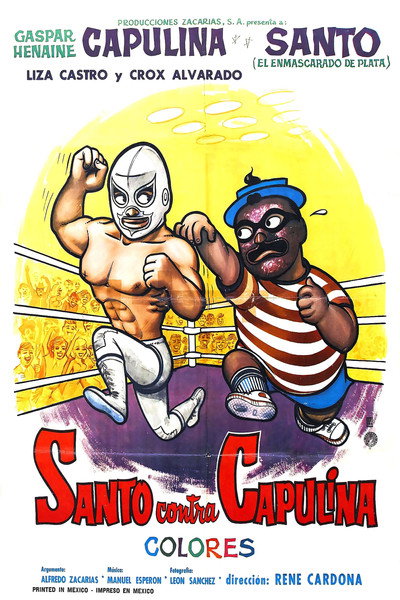 Póster de Santo contra Capulina
