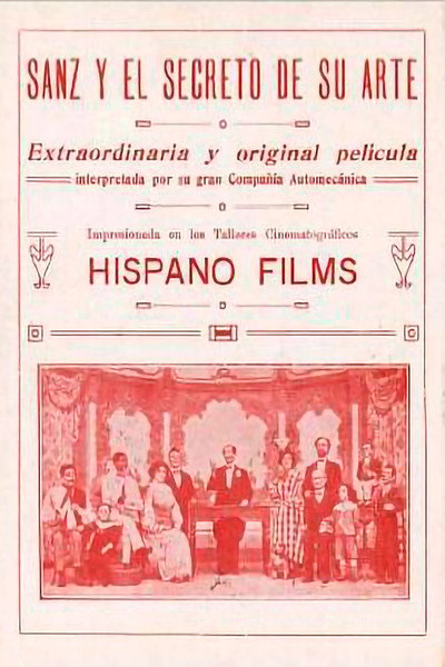 Póster de Sanz y el secreto de su arte