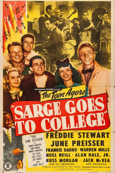 Póster de Sarge Goes to College