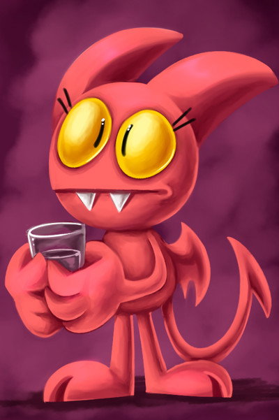 Póster de Satina Wants a Glass of Water